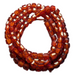 Amber Cube Cubic Zirconia Beads - 4mm