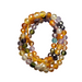 Multicoloured Cubic Zirconia Beads - 4mm