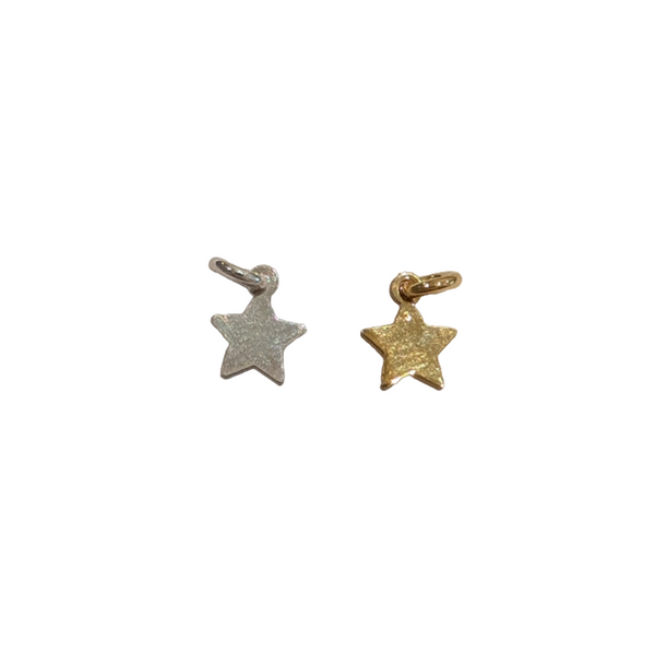 Sterling Silver & Gold Filled Star Charms - 5mm