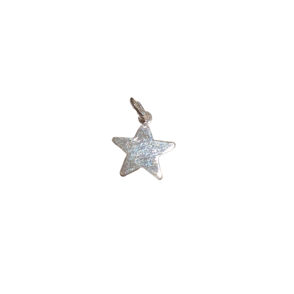 Sterling Silver Star Charm - 10mm