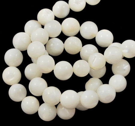 Mother of Pearl Shell Beads - 3mm