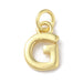 18K Gold Plated Letter Charms: A,B,C,D,E,F,G,H,IJ,K,L,M,N,O,Q,R,S,T,U,V,W,X,Y,Z