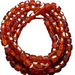 Amber Cube Cubic Zirconia Beads - 4mm