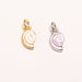 Ammonite Charm -Silver & Gold