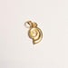 Ammonite Charm -Silver & Gold