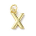 18K Gold Plated Letter Charms: A,B,C,D,E,F,G,H,IJ,K,L,M,N,O,Q,R,S,T,U,V,W,X,Y,Z