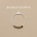 Beading Hoop Earrings