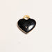 Enamel Heart Charm Gold