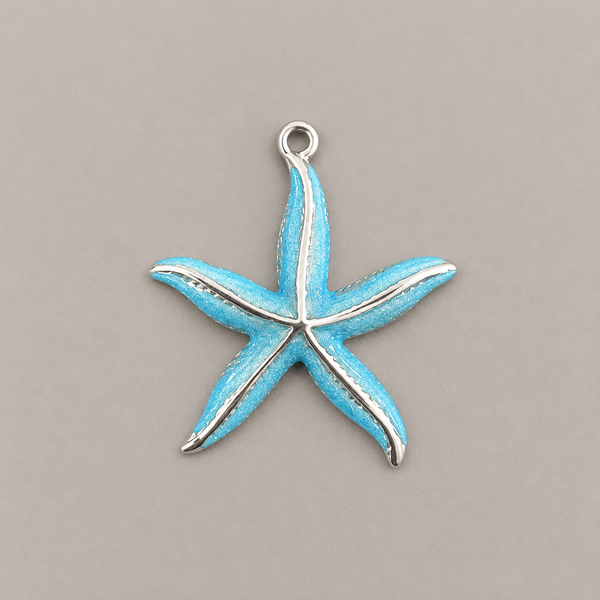 Blue Starfish Charm