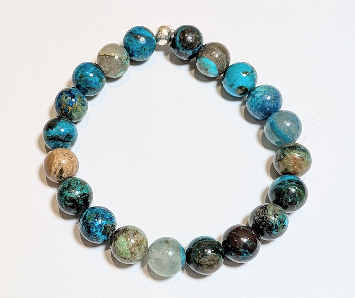 Chrysocolla Elasticated Bracelet