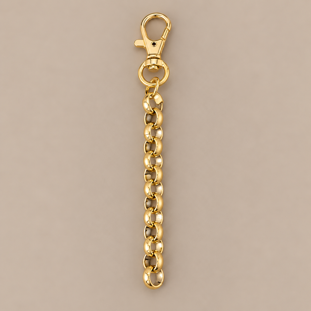 Chunky Gold Curb Link Chain & Swivel Clasp