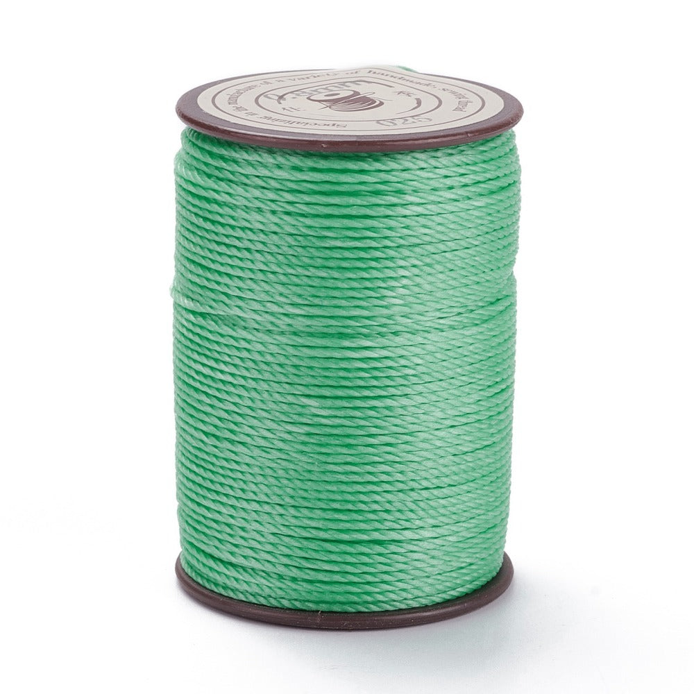 Sea Green Waxed Cotton - 0.8mm