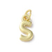 18K Gold Plated Letter Charms: A,B,C,D,E,F,G,H,IJ,K,L,M,N,O,Q,R,S,T,U,V,W,X,Y,Z