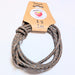 Dark Grey/Brown Woven Leather Cord (Plaited) – 3mm (1 meters)