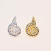Ammonite Charm -Gold & Silver