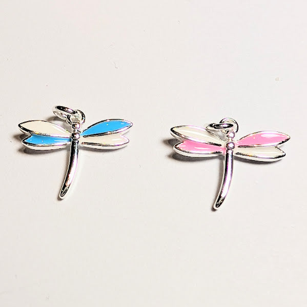 Dragonfly Charms - Silver