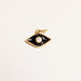 Enamel Evil Eye Charm Gold