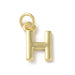 18K Gold Plated Letter Charms: A,B,C,D,E,F,G,H,IJ,K,L,M,N,O,Q,R,S,T,U,V,W,X,Y,Z