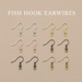 Fish Hook Earwires