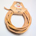 Tan Flat Leather Cord - 3mm