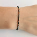 Garnet & Chrysocolla Bracelet