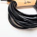 Leather Cord in Black Gloss – 2mm (3m)
