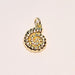 Ammonite Charm -Gold & Silver