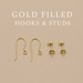 Gold Filled Earwires & Studs