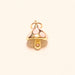 Silver & Gold Enamel Mushroom Charm