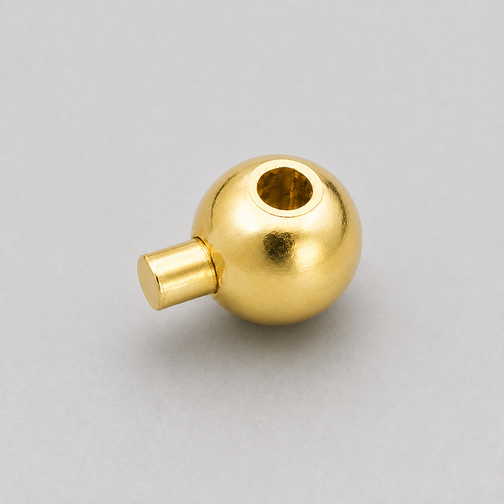 Gold Crimp End – 3mm (10pcs)