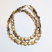 Gold Scallop Shell Hematite Beads