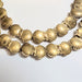 Gold Scallop Shell Hematite Beads
