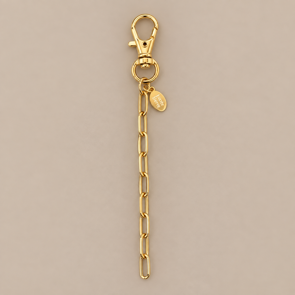 Gold Paperclip Chain & Swivel Clasp
