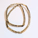 Symetrical Shaped Gold Hematite Beads