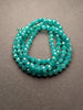Sea Glass Green Opaque Cubic Zirconia Beads - 3mm
