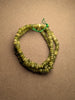 Green Garnet Rondel Beads - 4 x 2mm