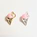 Ice Cream Charm - Gold & Silver