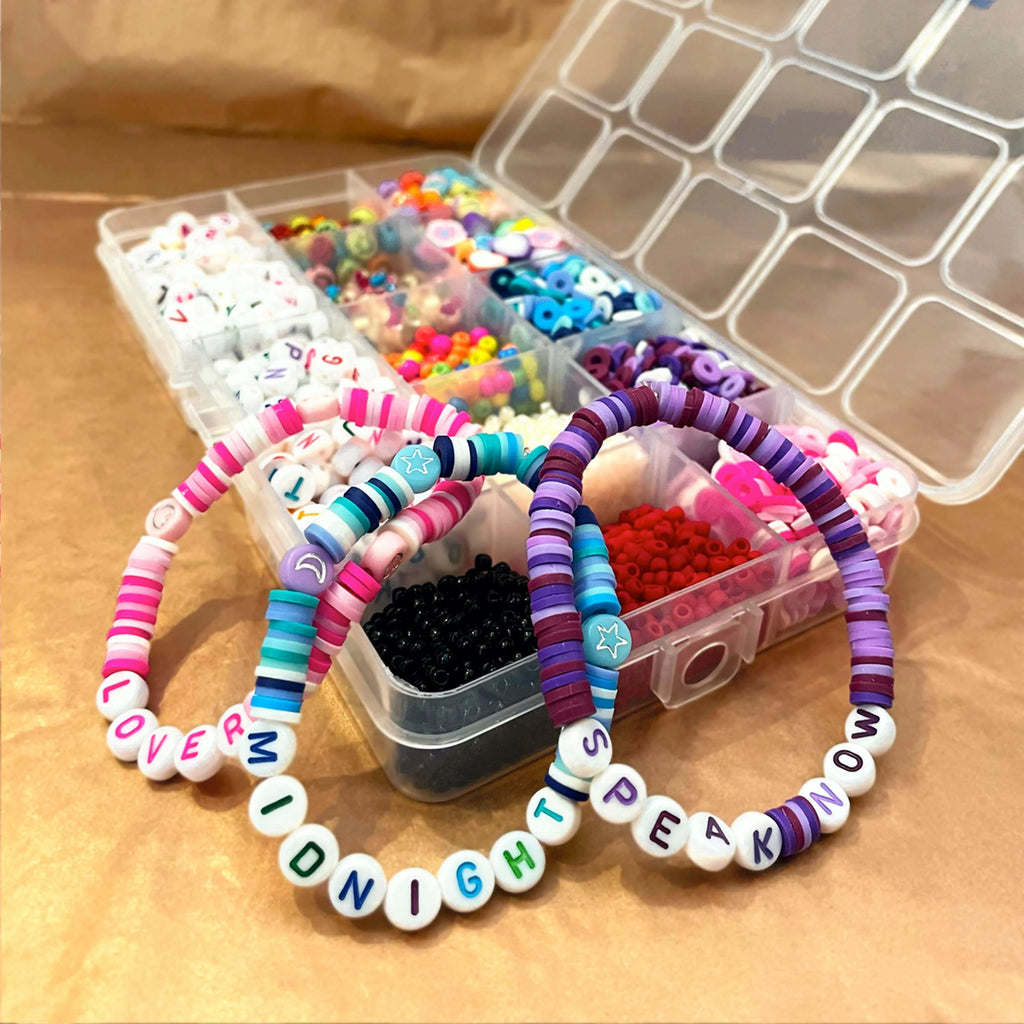 DIY Concert / Music Make Your Own Beaded Bracelet Kit, Taylor Swift Friendship Bracelets