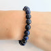 Lapis Elasticated Bracelet 8mm