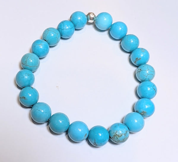 Magnesite Elasticated Bracelet