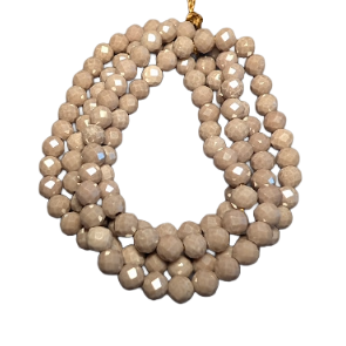 Mink Opaque Cubic Zirconia - 3mm