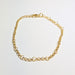 Delicate Mixed Round Link Chain Bracelet, Gold Plated