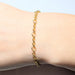 Delicate Mixed Round Link Chain Bracelet, Gold Plated