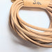 Leather Cord in Natural Tan Brown – 2mm (3m)