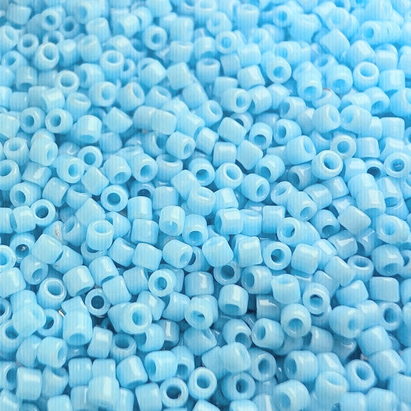 Opaque Blue Turquoise Seed Beads – SIZE 15 / 0 10g