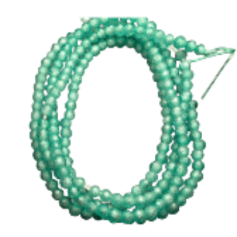 Peppermint Green Cubic Zirconia Faceted Beads - 2mm