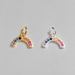 Rainbow Charm - Gold & Silver