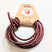 Red/Brown Woven Leather Cord (Plaited) – 3mm (2 meters)