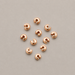 4mm Rose Gold Crimp Covers (20pcs)