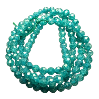 Sea Glass Green Opaque Cubic Zirconia Beads - 3mm
